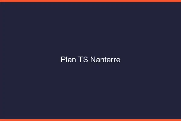 Plan TS Nanterre