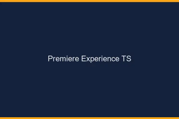 Première expérience TS