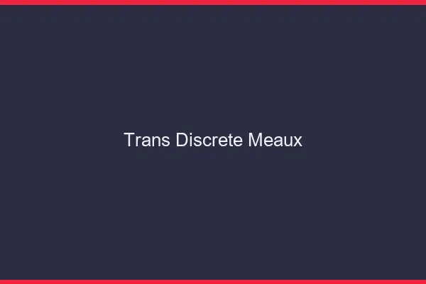 Trans discrète Meaux