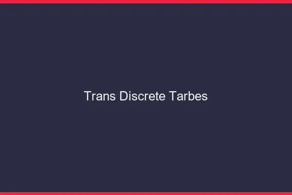 Trans discrète Tarbes