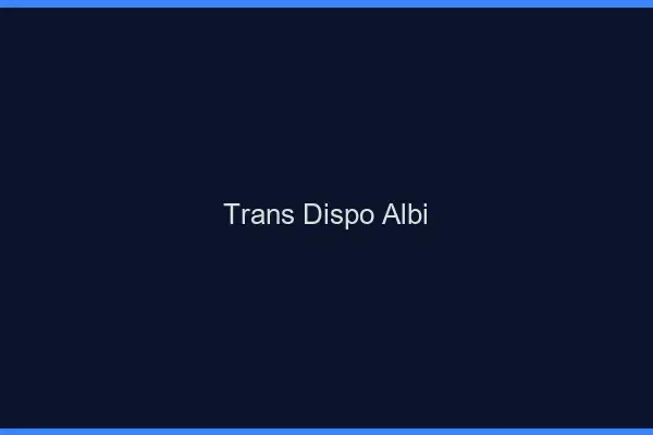 Trans dispo Albi