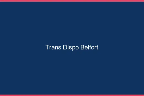 Trans dispo Belfort