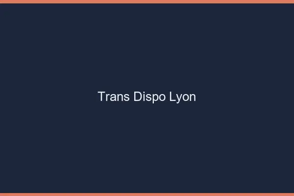 Trans dispo Lyon