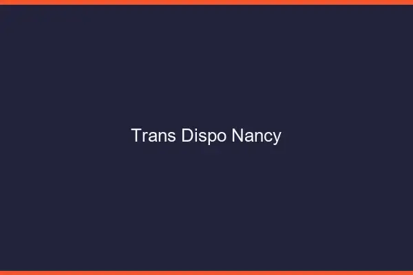 Trans dispo Nancy
