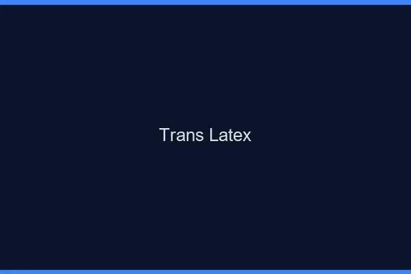 Trans latex