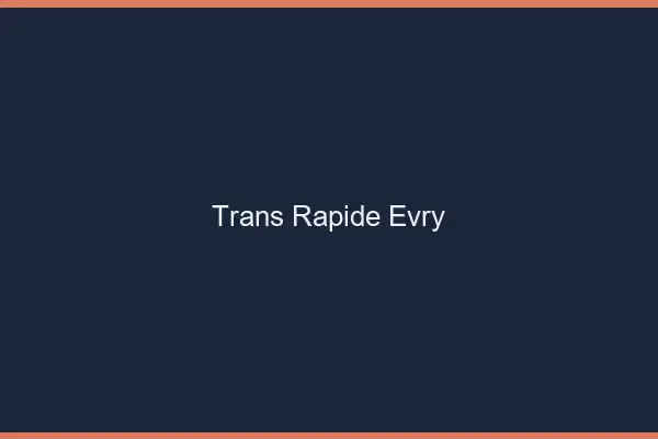 Trans rapide Évry