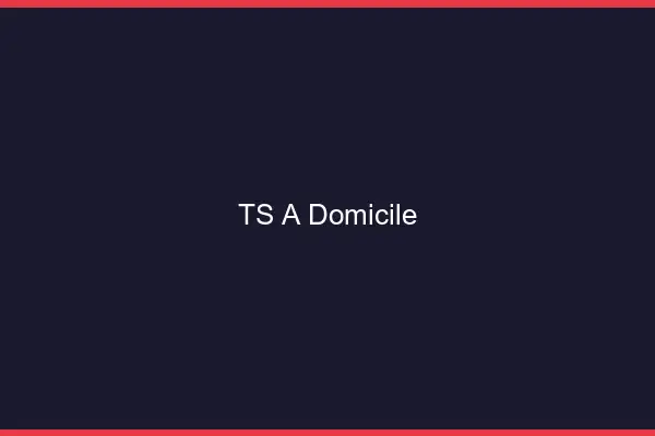 TS à domicile