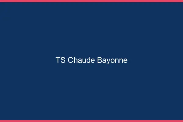 TS chaude Bayonne
