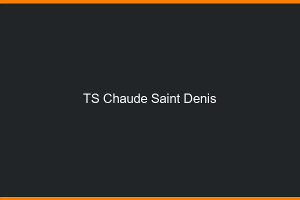 TS chaude Saint-Denis