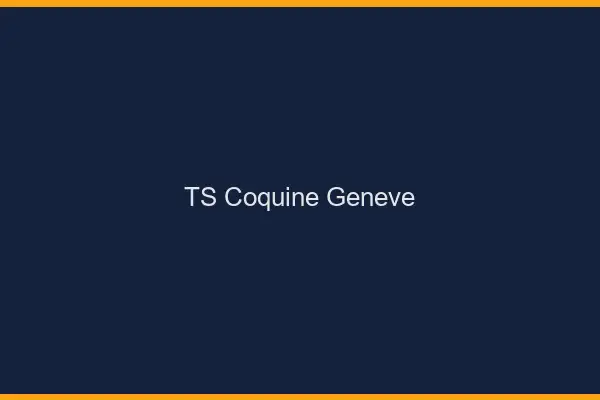 TS coquine Genève