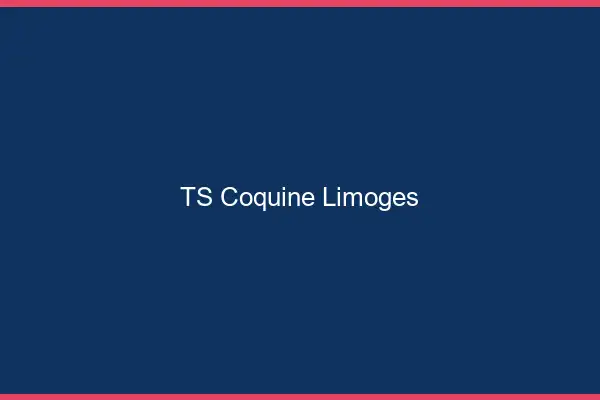 TS coquine Limoges