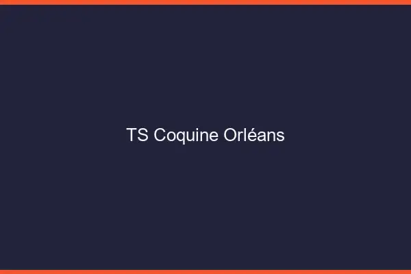 TS coquine Orléans