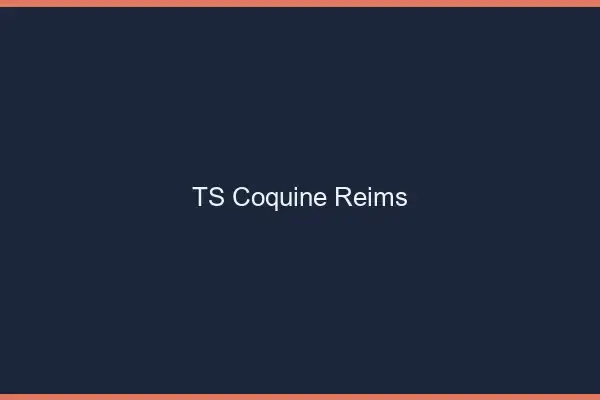 TS coquine Reims