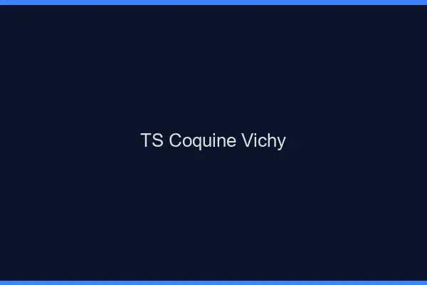 TS coquine Vichy