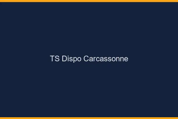 TS dispo Carcassonne