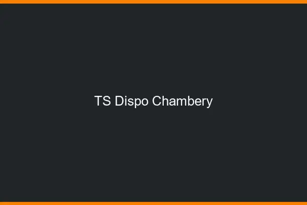 TS dispo Chambéry