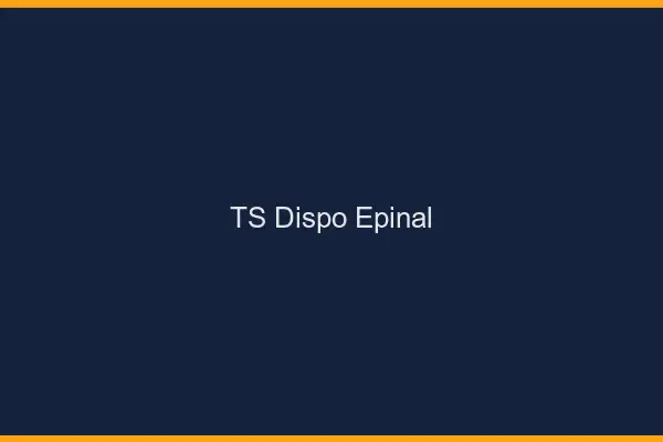 TS dispo Épinal