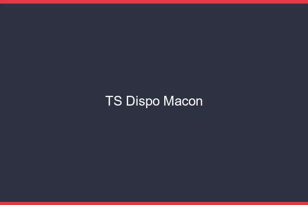 TS dispo Mâcon