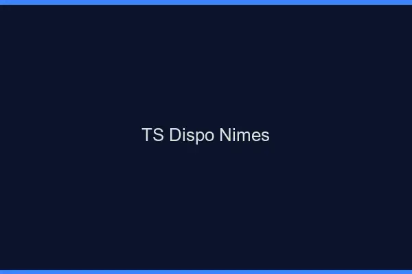 TS dispo Nîmes