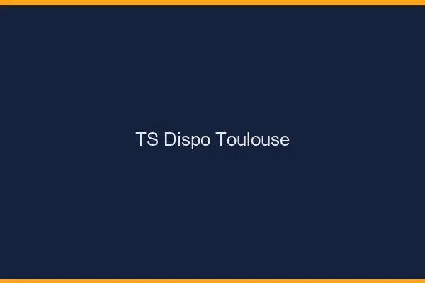 TS dispo Toulouse