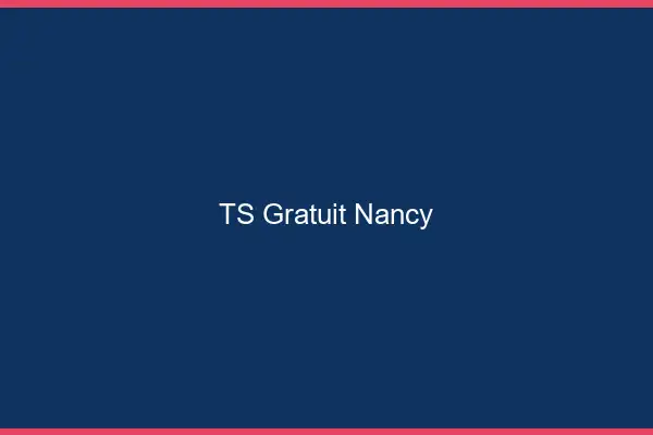 TS gratuit Nancy