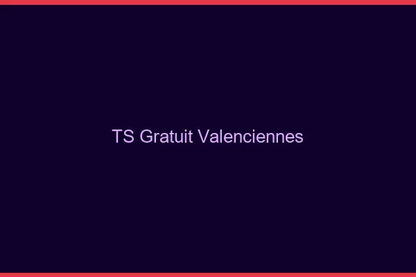 TS gratuit Valenciennes