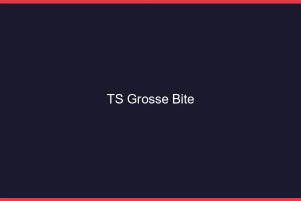 TS grosse bite
