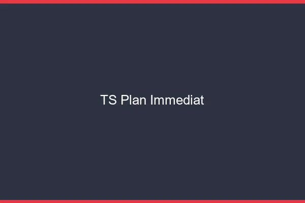 TS plan immédiat