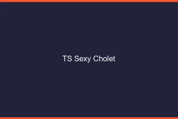 TS sexy Cholet