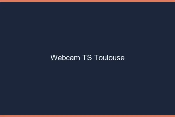 Webcam TS Toulouse